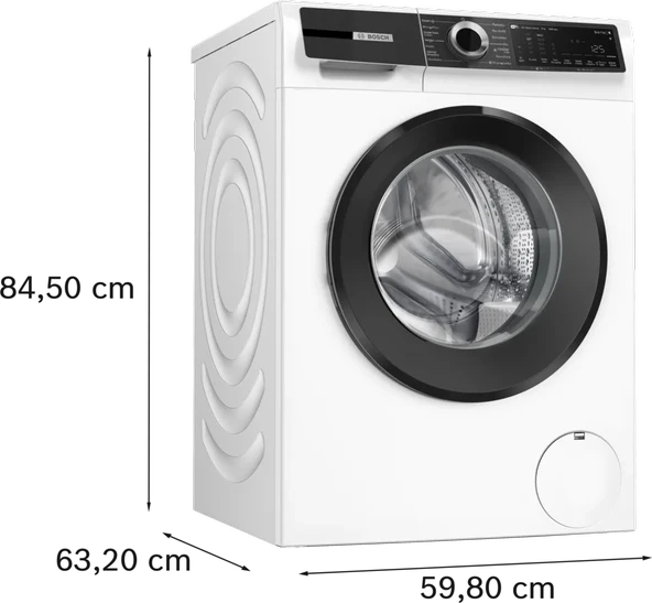 Bosch WGK244Z0TR 1400 Devir 9 kg Çamaşır Makinesi - 7