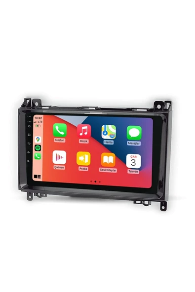 Lovion Lnv-464 Serisi QLED Ekran Mercedes Sprinter Vito Viano 4GB Ram 64GB Hafıza Multimedya Teyp