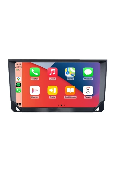 Lovion Lnv-464 Serisi QLED Ekran Seat İbiza 2018 2020 4GB Ram 64GB Hafıza Multimedya Teyp