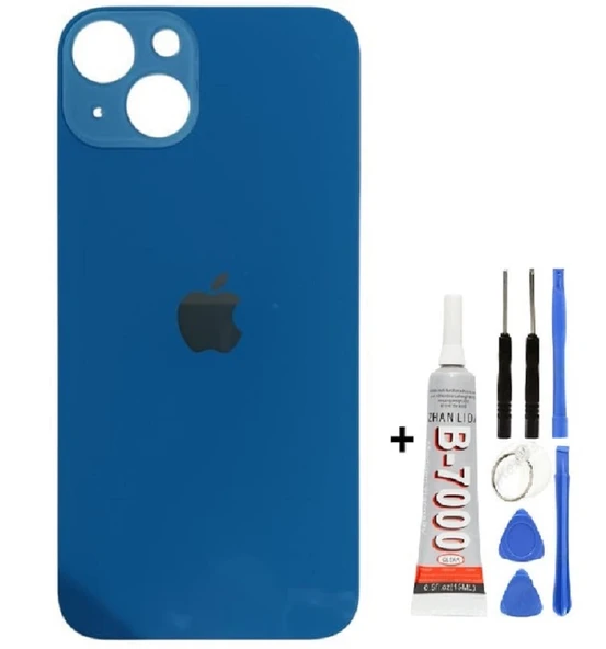 İphone 14 Arka Kapak Cam +Yapıştırıcı B700 + Tamir Seti - Resim 3