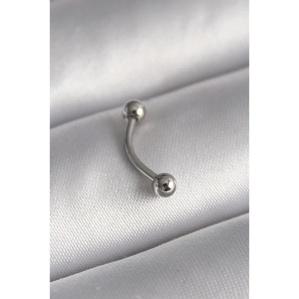 316l Çelik Gümüş Renk Topçuk Model Piercing - Tj-pr1365