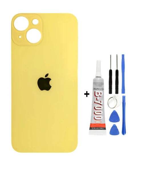İphone 14 Arka Kapak Cam +Yapıştırıcı B700 + Tamir Seti - Resim 2