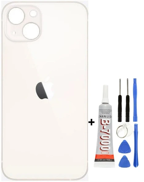 İphone 14 Arka Kapak Cam +Yapıştırıcı B700 + Tamir Seti - Resim 5