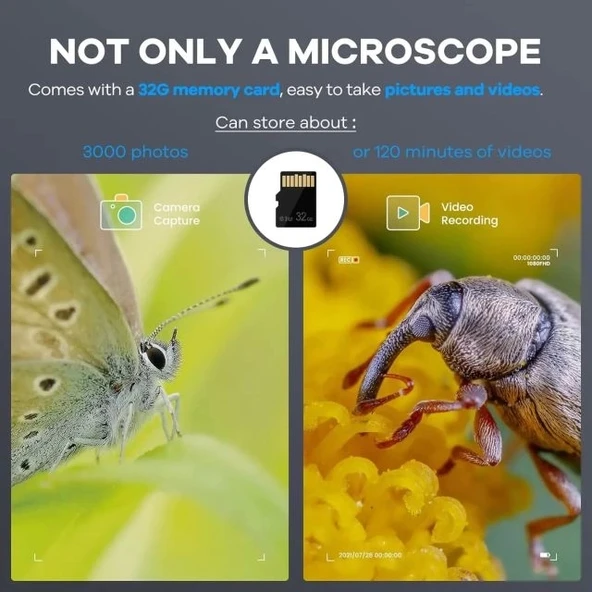 Andonstar AD203 El Tipi Dijital Mikroskop