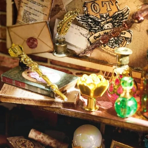 CUTEBEE DIY Oyuncak Ev Seti Artı Toz Geçirmez ve Müzik Hareketi - 7