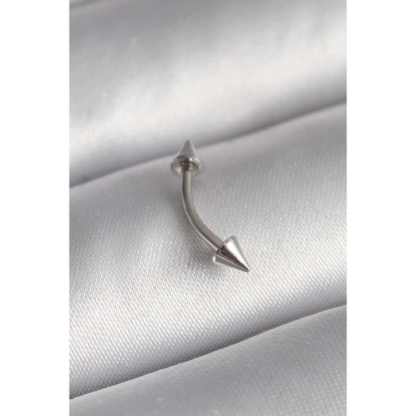 316l Çelik Gümüş Renk Çivi Model Piercing - Tj-pr1364