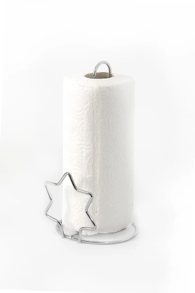 Banyo Havluluğu Kağıt Havluluk Peçetelik Yıldız Model Krom - 1
