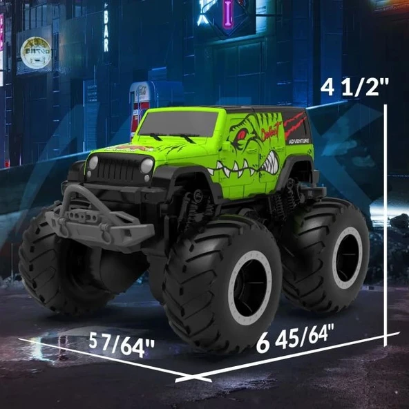 EXHOBBY Amfibi Uzaktan Kumandalı Araba 2.4GHz 1:20 - 7