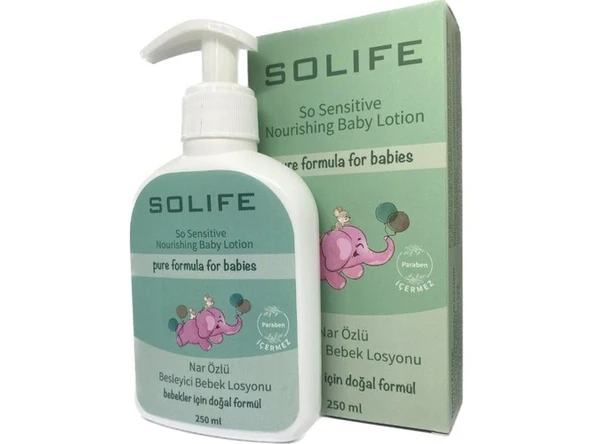SO LİFE NAR ÖZLÜ BESLEYİCİ BEBEK LOSYONU 250 ML - 2