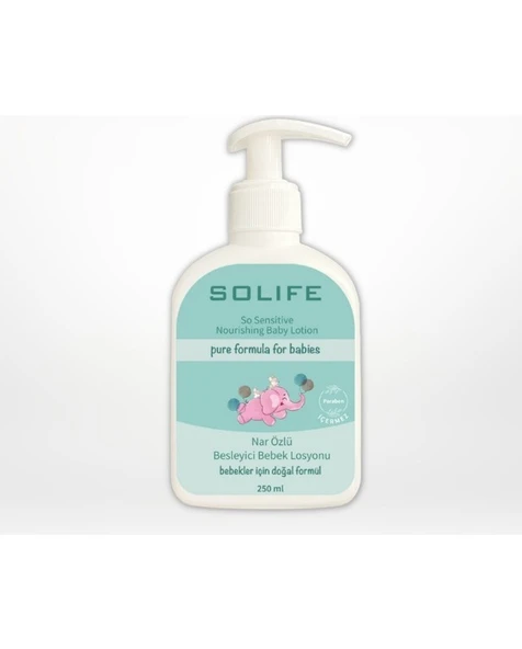 SO LİFE NAR ÖZLÜ BESLEYİCİ BEBEK LOSYONU 250 ML