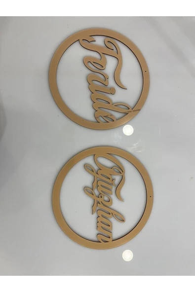 DfEventdesing Pleksi Isimlik Kapı Süsü Nişan Düğün Kına Nikah Söz - 2