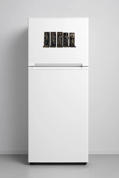 AYDİZAYN Polyester Antik Yunan Tanrıları 5'li Magnet Set - 2