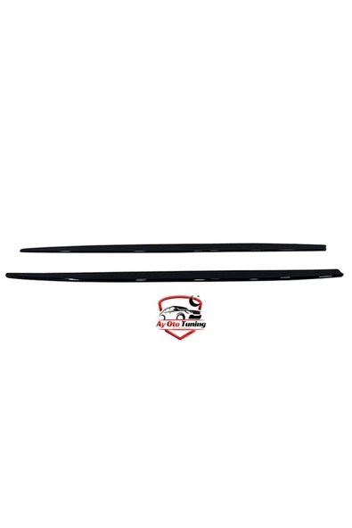 AYDİZAYN Bmw F30 3 Series - Marşpiyel Alt Çıtası - Piano Black Vakum - 3