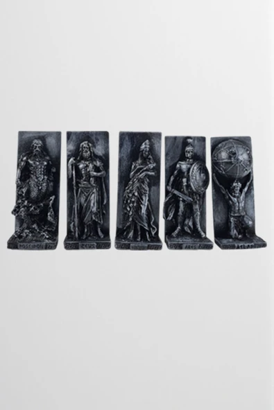 AYDİZAYN Polyester Antik Yunan Tanrıları 5'li Magnet Set - 3