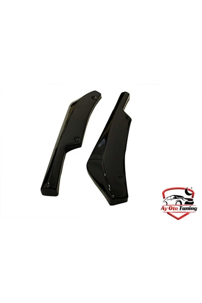 AYDİZAYN Universal Arka Köşe Flap Piano Black