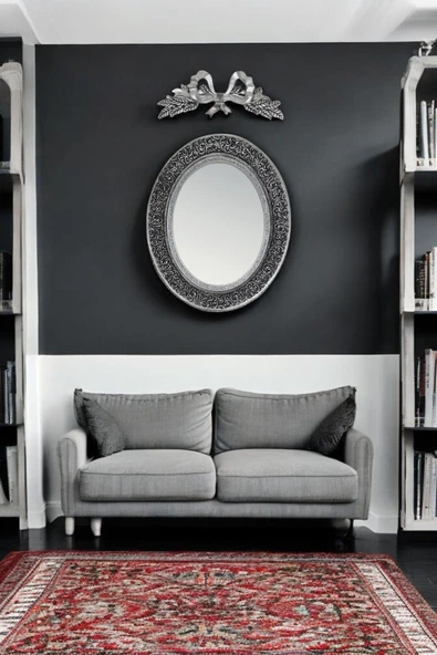 AYDİZAYN Dekoratif Ayna ve Polyester Fiyonk