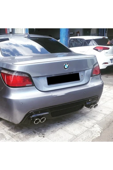 AYDİZAYN Bmw E60 - M5 - Rieger - Difüzör (Sağ Sol Çift Çıkış) Piano Black Vakum (2003-2010) - 4