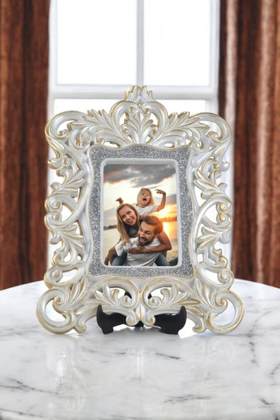 AYDİZAYN Vintage Polyester Fotoğraf Çerçevesi