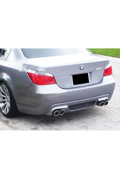 AYDİZAYN Bmw E60 - M5 - Rieger - Difüzör (Sağ Sol Çift Çıkış) Piano Black Vakum (2003-2010) - 3