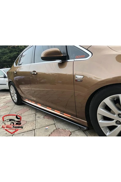 AYDİZAYN Opel Astra J Hb-Sedan OPC Marşpiyel Çıtası 2009-2020 Piano Black