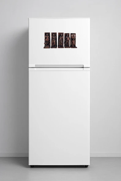 AYDİZAYN Polyester Antik Yunan Tanrıları 5'li Magnet Set - 2