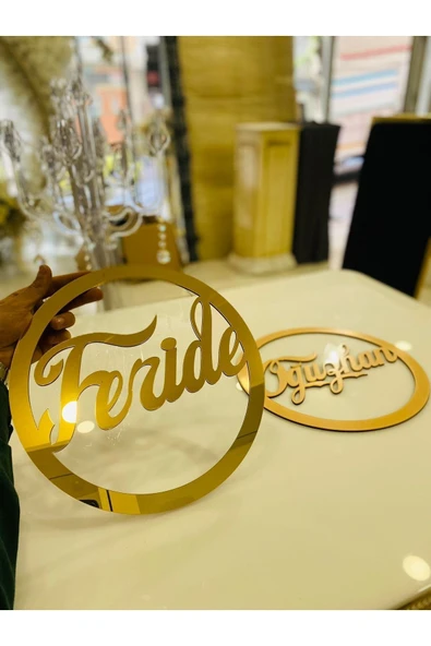 DfEventdesing Pleksi Isimlik Kapı Süsü Nişan Düğün Kına Nikah Söz - 4