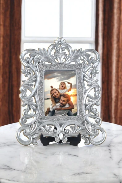 AYDİZAYN Vintage Polyester Fotoğraf Çerçevesi