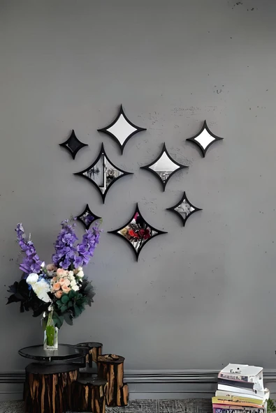 AYDİZAYN Dekoratif Yıldız Aynalar