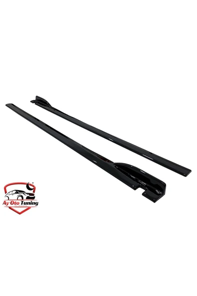 AYDİZAYN Renault Megane 4 Marşpiyel Çıtası Piano Black - 2