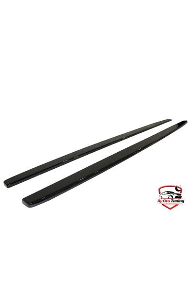 AYDİZAYN Bmw F10 5 Series - Marşpiyel Alt Çıtası - Piano Black Vakum - 2
