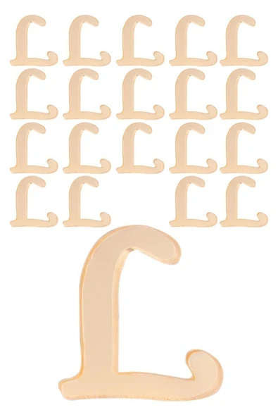 YENİ HEDİYELİK DÜNYAM 20 Adet Karışık Pleksi Harf 4cm Gold