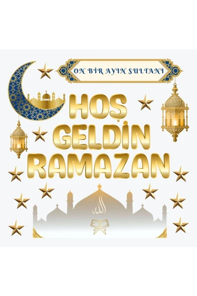 Ti PlayHoş Geldin Ramazan Ev-okul-iş Duvar Süsü - 4