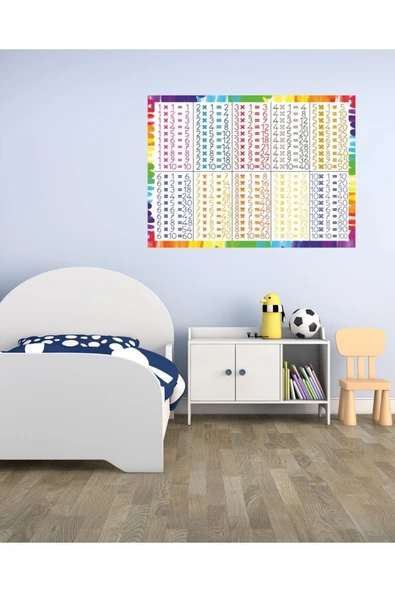 Ti PlayÇARPIM TABLOSU 01 KARTON 70x50 cm