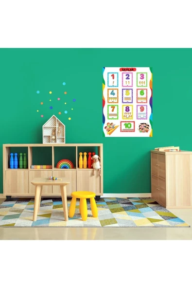 Ti PlayOkul Öncesi Sayı Tablosu 03 Bristol Baskı 50x70 cm