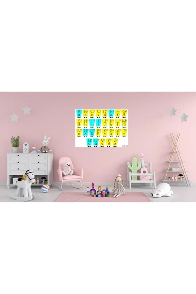 Ti PlayAlfabe 3. ve 4. Sınıf Cetveli 50x70 cm Karton 03 - 1