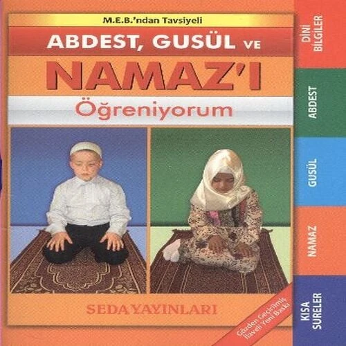 Abdest Gusül ve Namazı Öğreniyorum Cep Boy ürün görseli