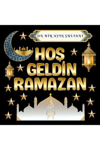 Ti PlayHoş Geldin Ramazan Ev-okul-iş Duvar Süsü