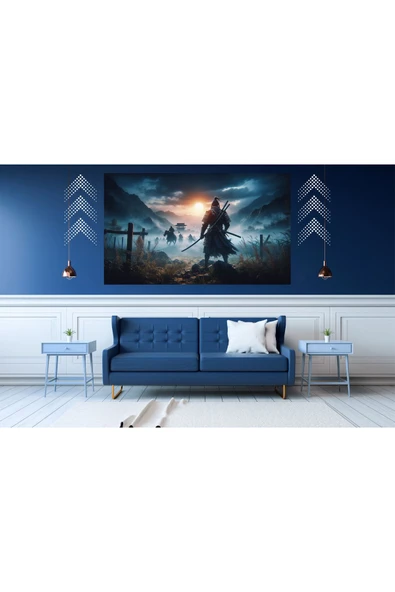 Ti PlayTİ-PLAY SAVAŞTAN ÖNCE 60X90CM MODERN SAMURAY PVC ÇERÇEVESİZ TABLO - 1