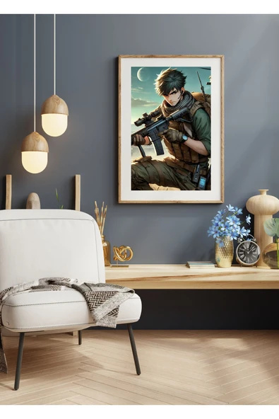 Ti PlayTİ-PLAY ZAKA ANİME SERİES MYRİON AS98 30X50 ÇERÇEVESİZ KARTON POSTER UV BASKI - 1
