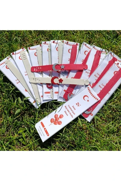 Ti Play40 Adet 29Ekim BAYRAMI BİLEKLİK TASARIMI 2X20 CM - 1