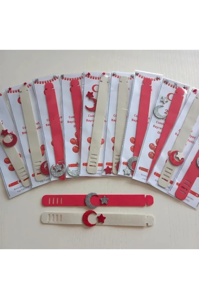 Ti Play40 Adet 29Ekim BAYRAMI BİLEKLİK TASARIMI 2X20 CM - 4
