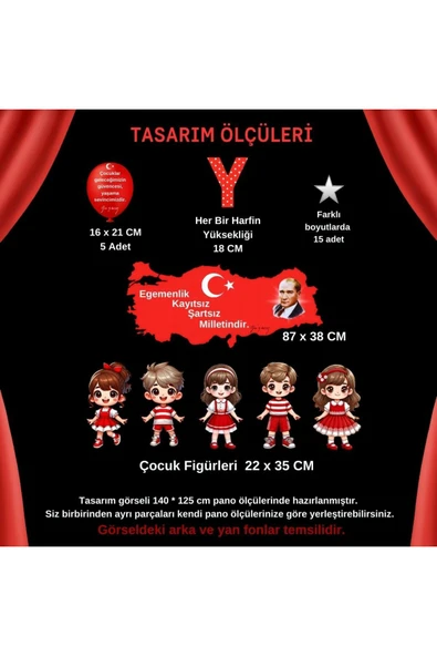 Ti PlayYAŞASIN 23 NİSAN PANO SÜSÜ - 3