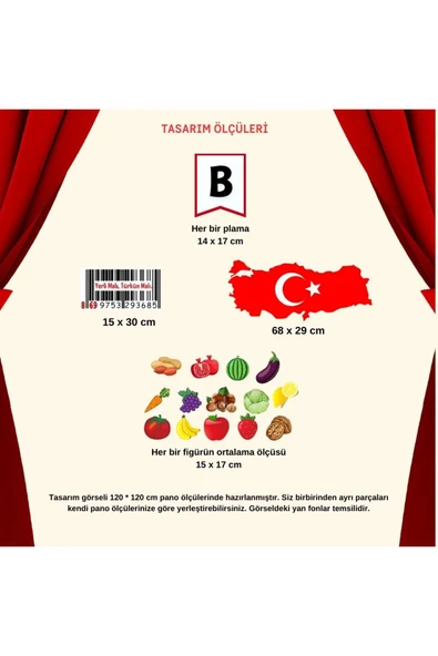 Ti PlayTUTUM VE YERLİ MALI HAFTASI OKUL PANO SÜSÜ (Bir Başkadır Benim Memleketim) - 3