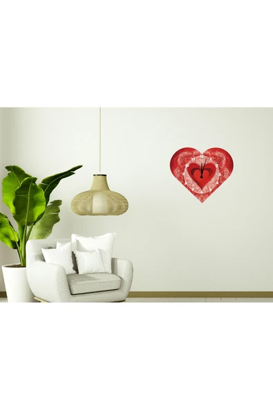 Ti PlayTİ-PLAY KS07 KALP ŞEKLİNDE 30X30 CM HEDİYELİK DUVAR SAATİ - 2
