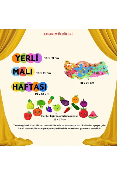 Ti PlayTUTUM VE YERLİ MALI HAFTASI OKUL PANO SÜSÜ - 3