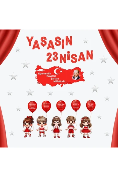 Ti PlayYAŞASIN 23 NİSAN PANO SÜSÜ - 2