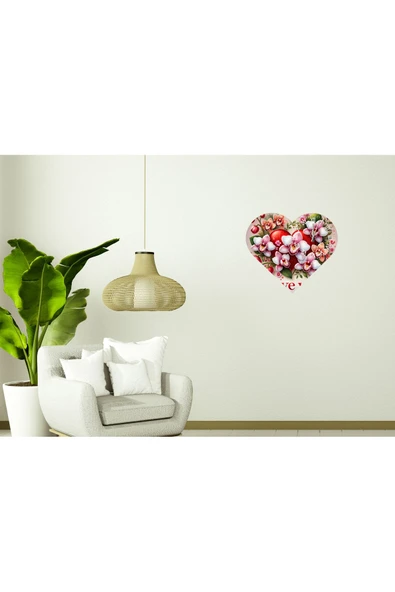 Ti PlayTİ-PLAY KS74 KALP ŞEKLİNDE 30X30 CM HEDİYELİK DUVAR SAATİ - 2