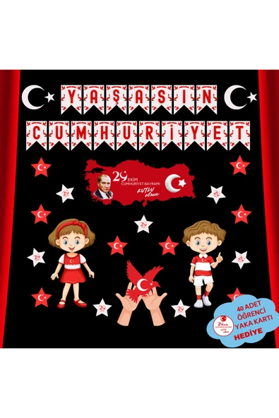 Ti PlayYaşasın Cumhuriyet Bristol Baskı Pano - 1