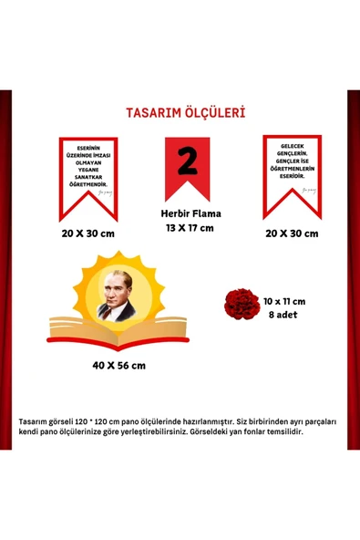 Ti Play24 KASIM ÖĞRETMENLER GÜNÜ PANO SÜSÜ KİTAPLI - 3