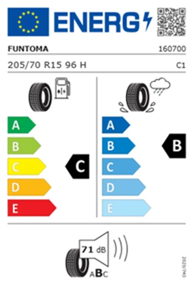 Funtoma 205/70 R15 TL 96H SUVFUN H/T SUV Yaz Lastiği (Üretim Tarihi:2025) - 2